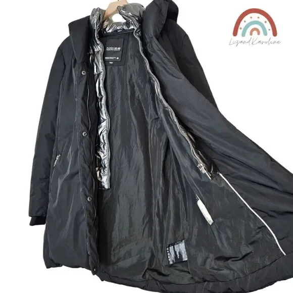 New! Noize Ariana Parka Insulated Puffer Belted Hooded Jacket NWOT - Picture 11 of 16